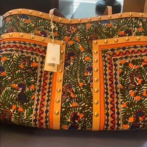 Tory Burch Oversized Tote Something Wild New